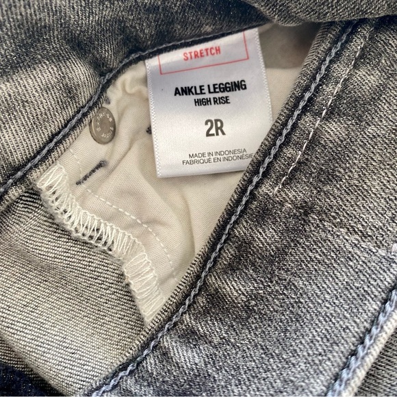 Express Grey Ankle High Rise Denim Size 2 - Picture 5 of 5